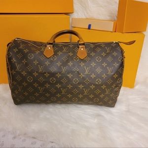 Speedy 40 pay lock and key Louis Vuitton Monogram canvas Handbag